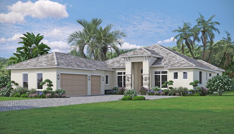 Tidewater Model - 3 bedroom 3 bath new home in Vero Beach, FL - The ...